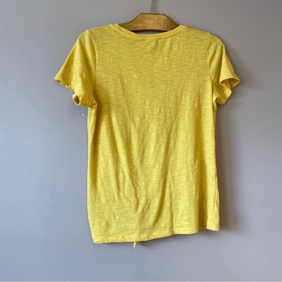 mySTYLE Women’s Yellow Short Sleeve Top - Picture 5 of 6